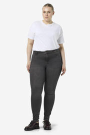 thumbnail: NOISY MAY Curve high waisted skinny jeans  NMCALLIE medium grey denim