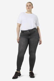 thumbnail: NOISY MAY Curve high waisted skinny jeans  NMCALLIE medium grey denim