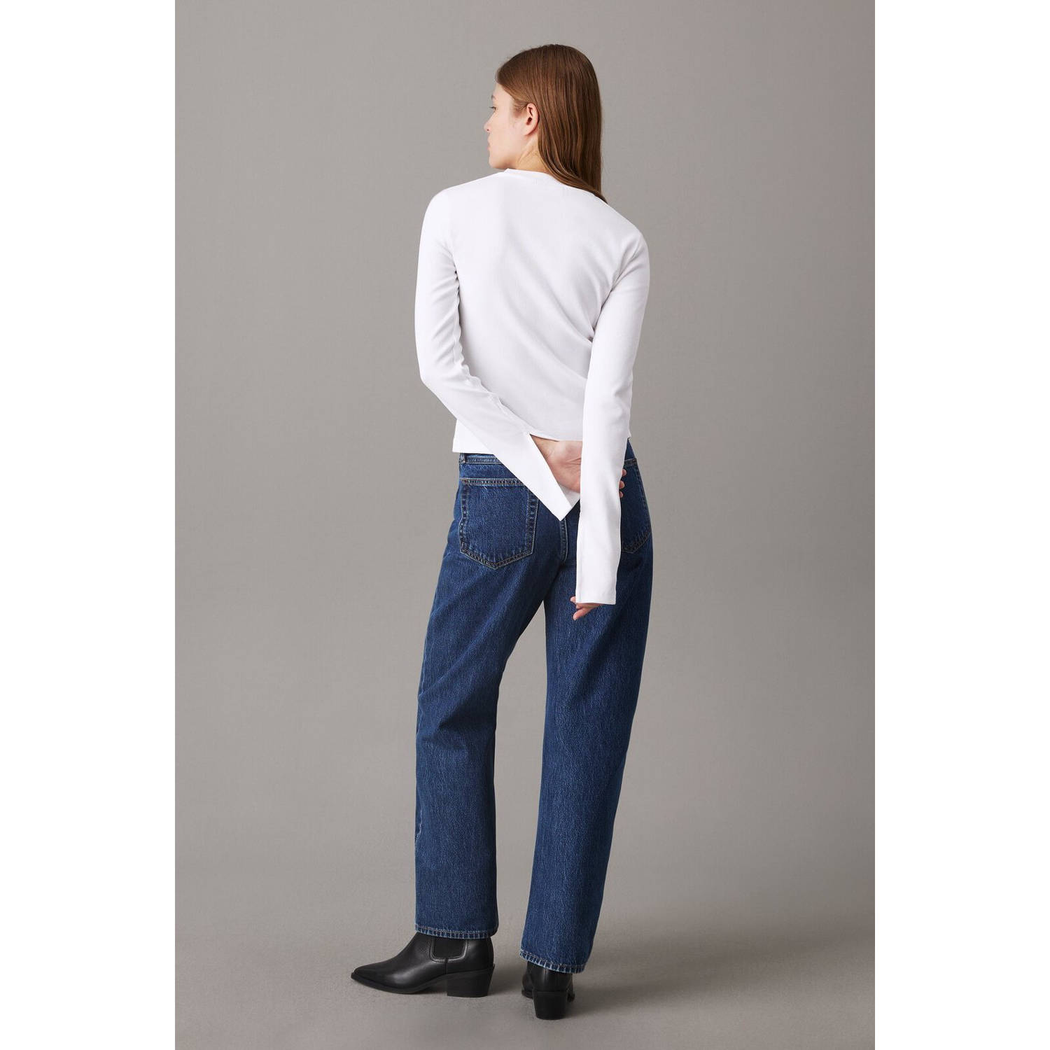 CALVIN KLEIN JEANS top wit