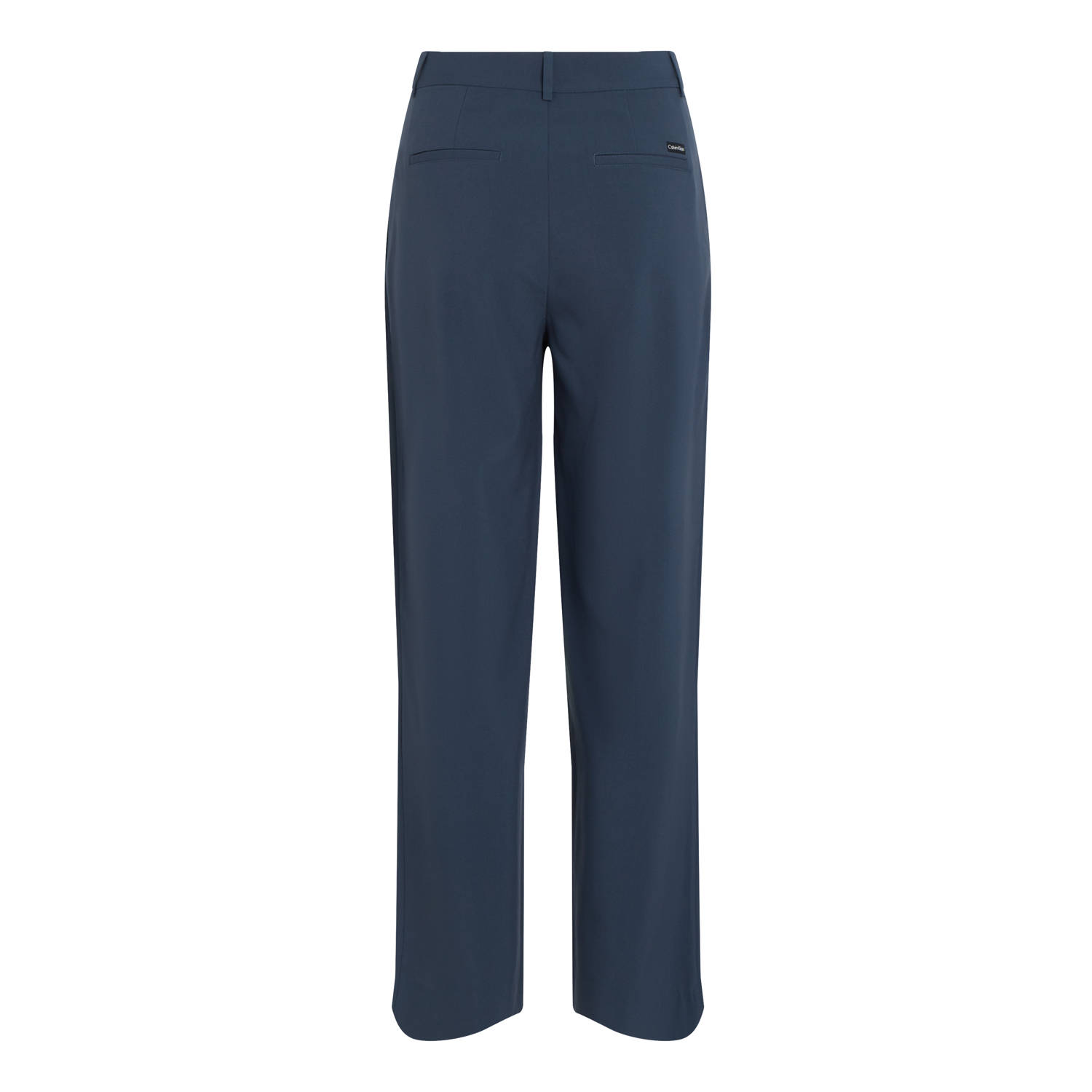 CALVIN KLEIN JEANS wide leg high waist broek donkerblauw