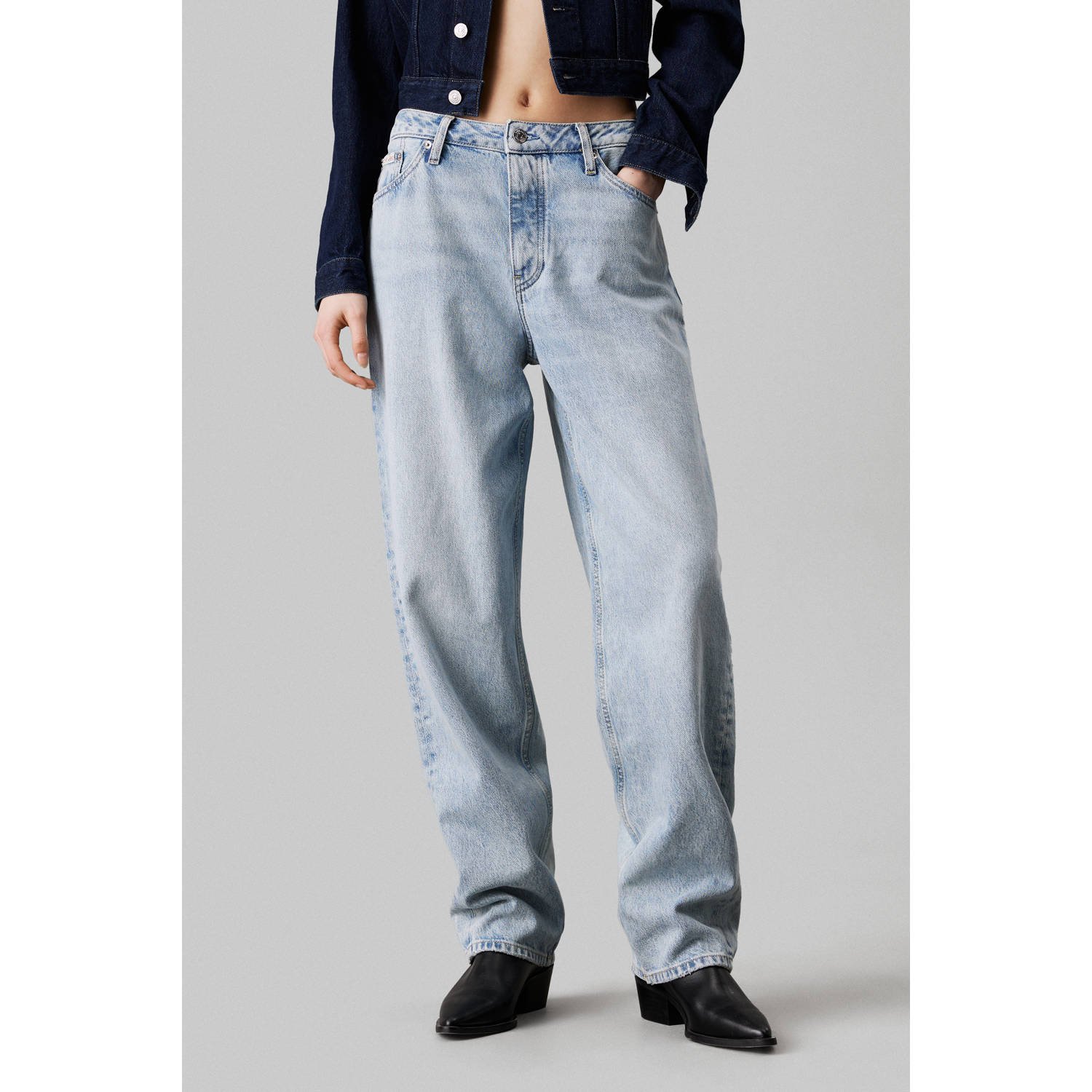 CALVIN KLEIN JEANS loose fit jeans denim light
