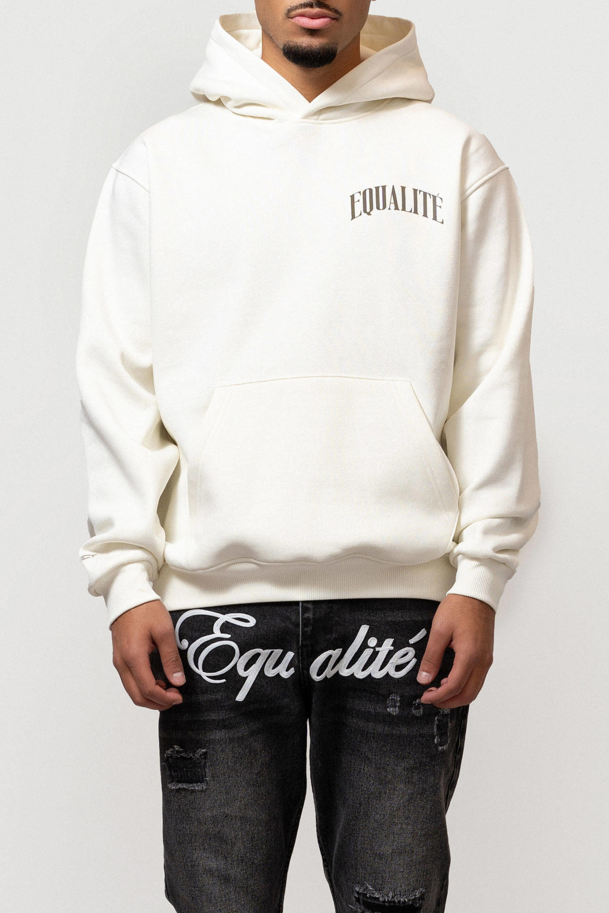 Equalité hoodie ecru kopen? | Morgen in huis | wehkamp