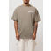 Equalité T-shirt OLIVER met backprint taupe