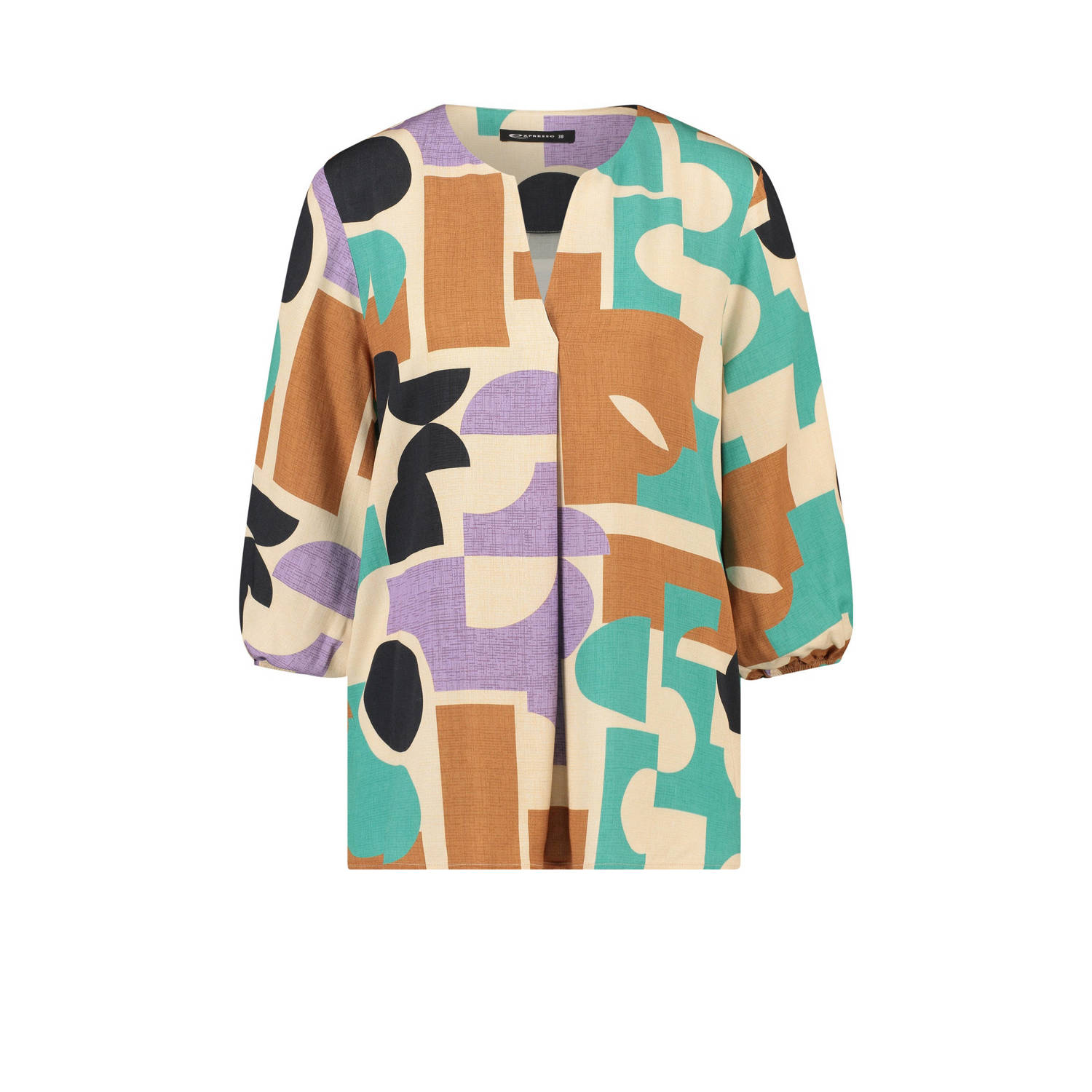 Expresso geweven blouse met grafische print multi
