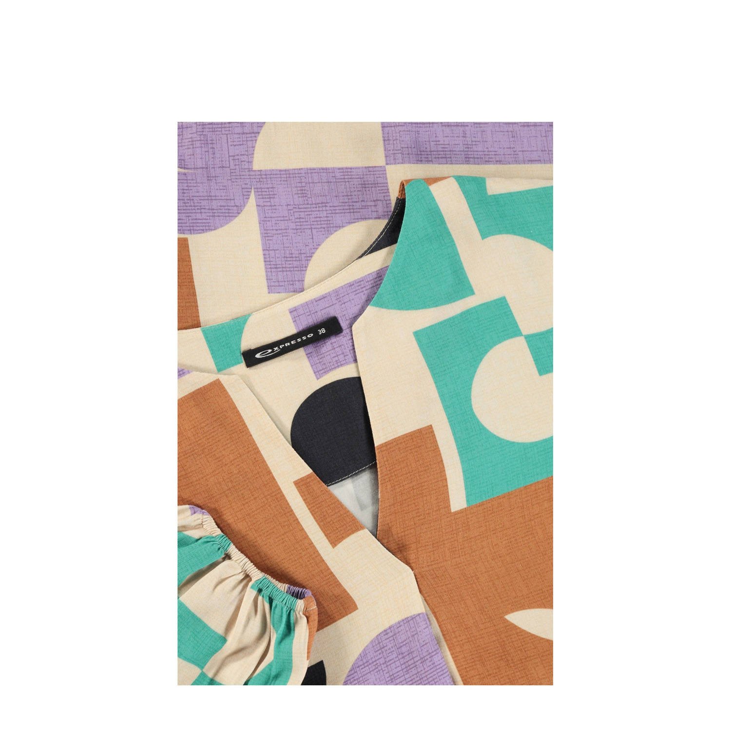 Expresso geweven blouse met grafische print multi