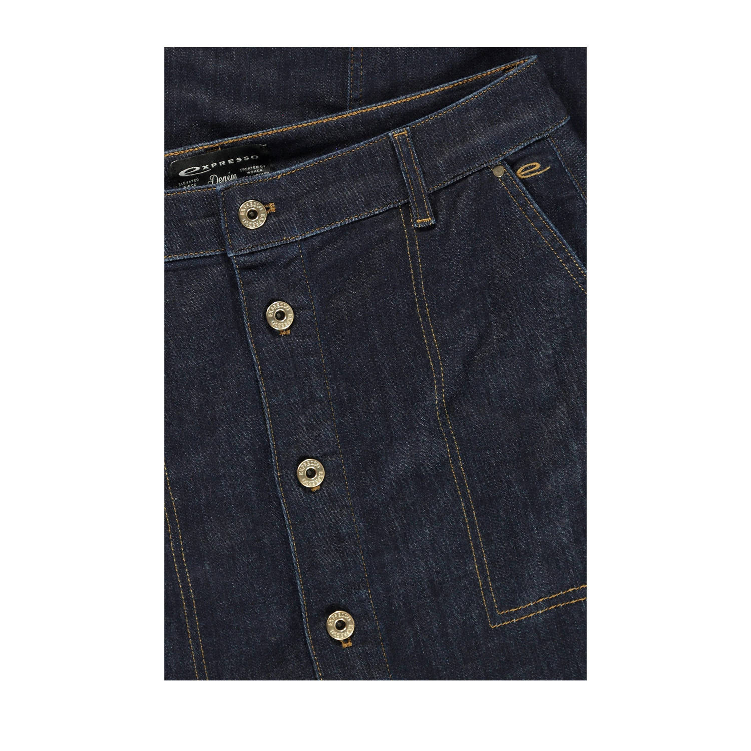 Expresso denim spijkerrok dark blue denim