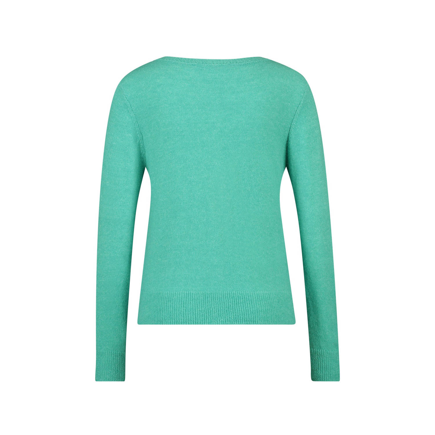 Expresso gebreid vest turqoise