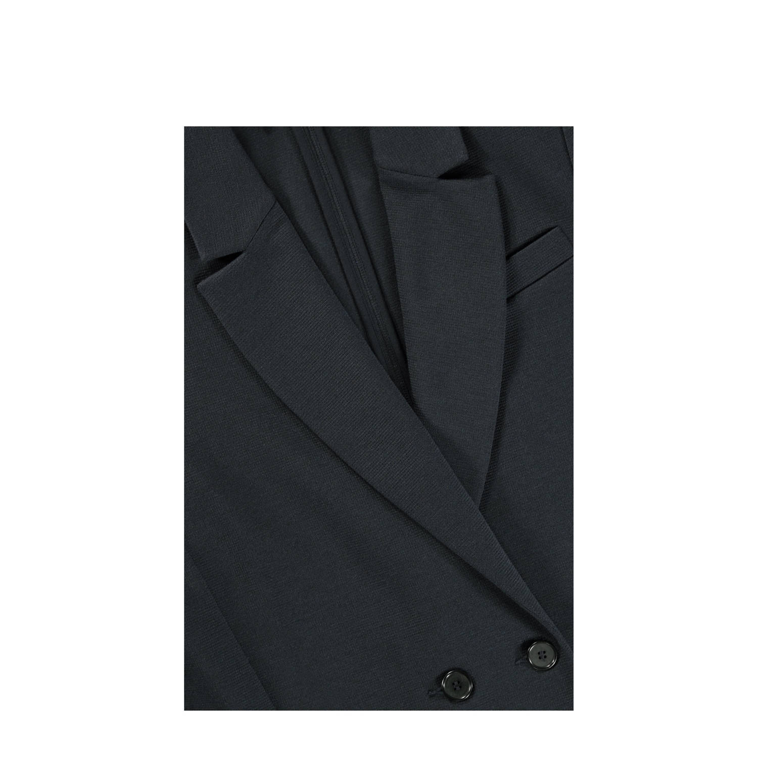 Expresso cropped blazer donkerblauw
