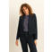 Expresso cropped blazer donkerblauw