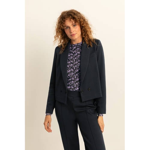Expresso cropped blazer donkerblauw afbeelding