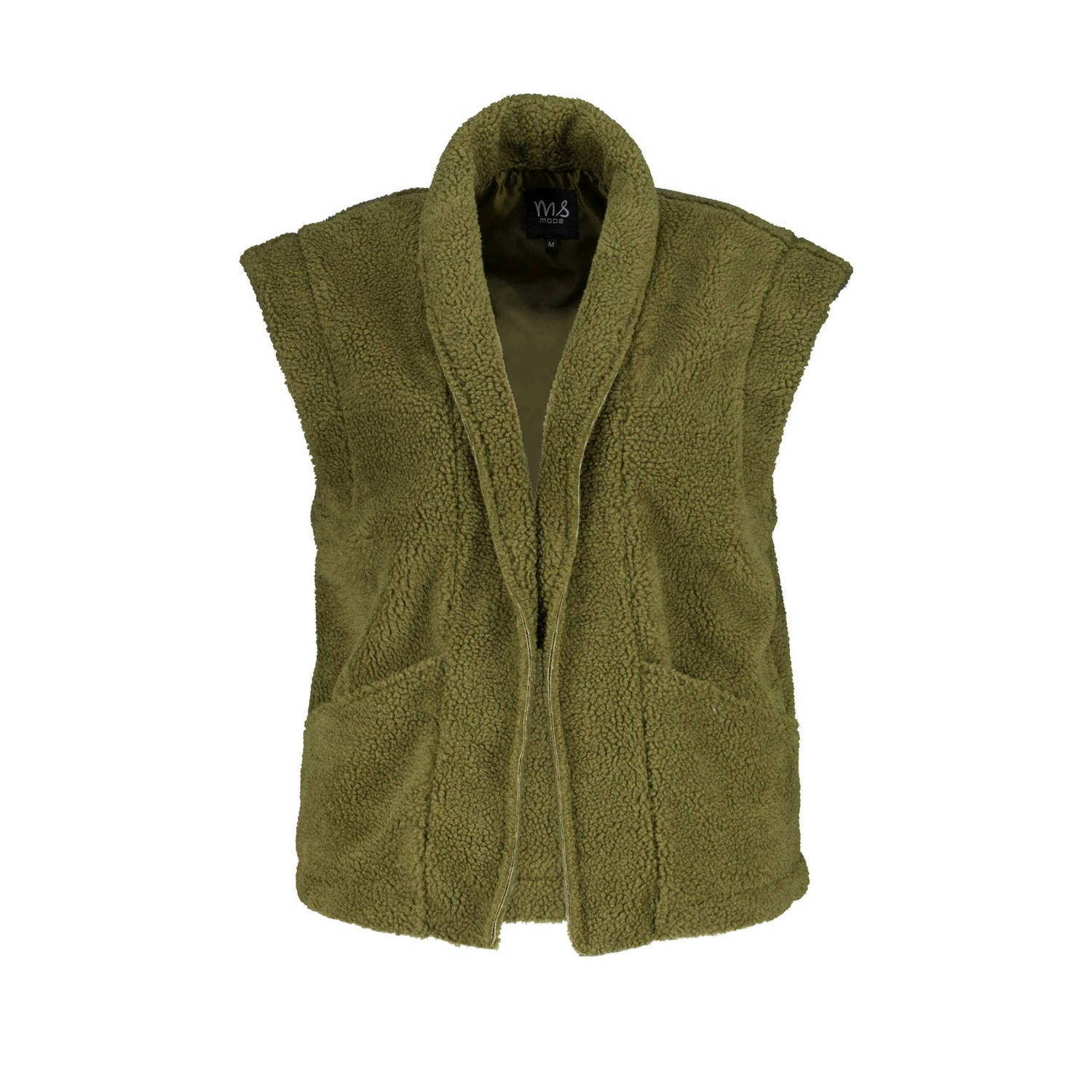 MS Mode gilet donkergroen