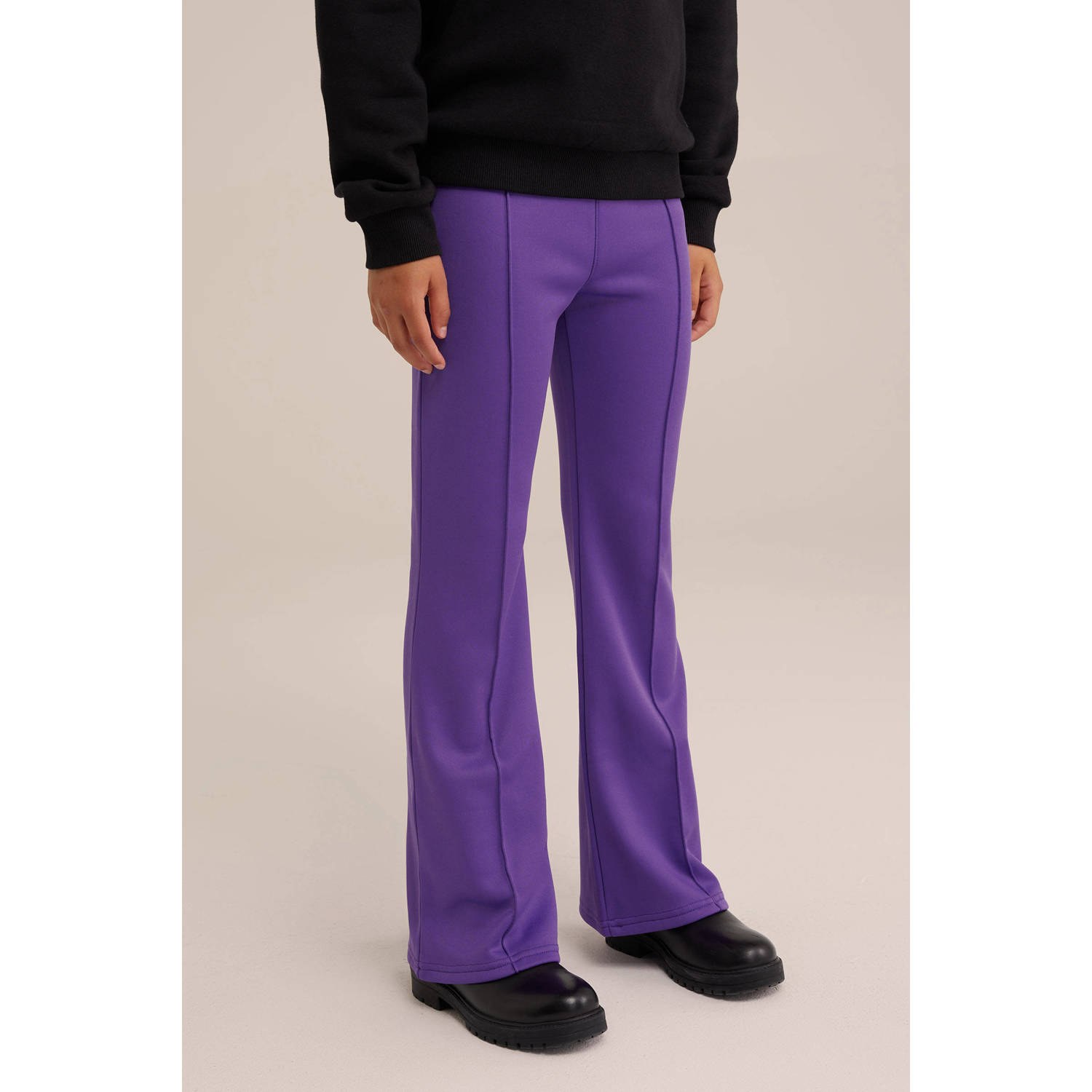 WE Fashion joggingbroek paars