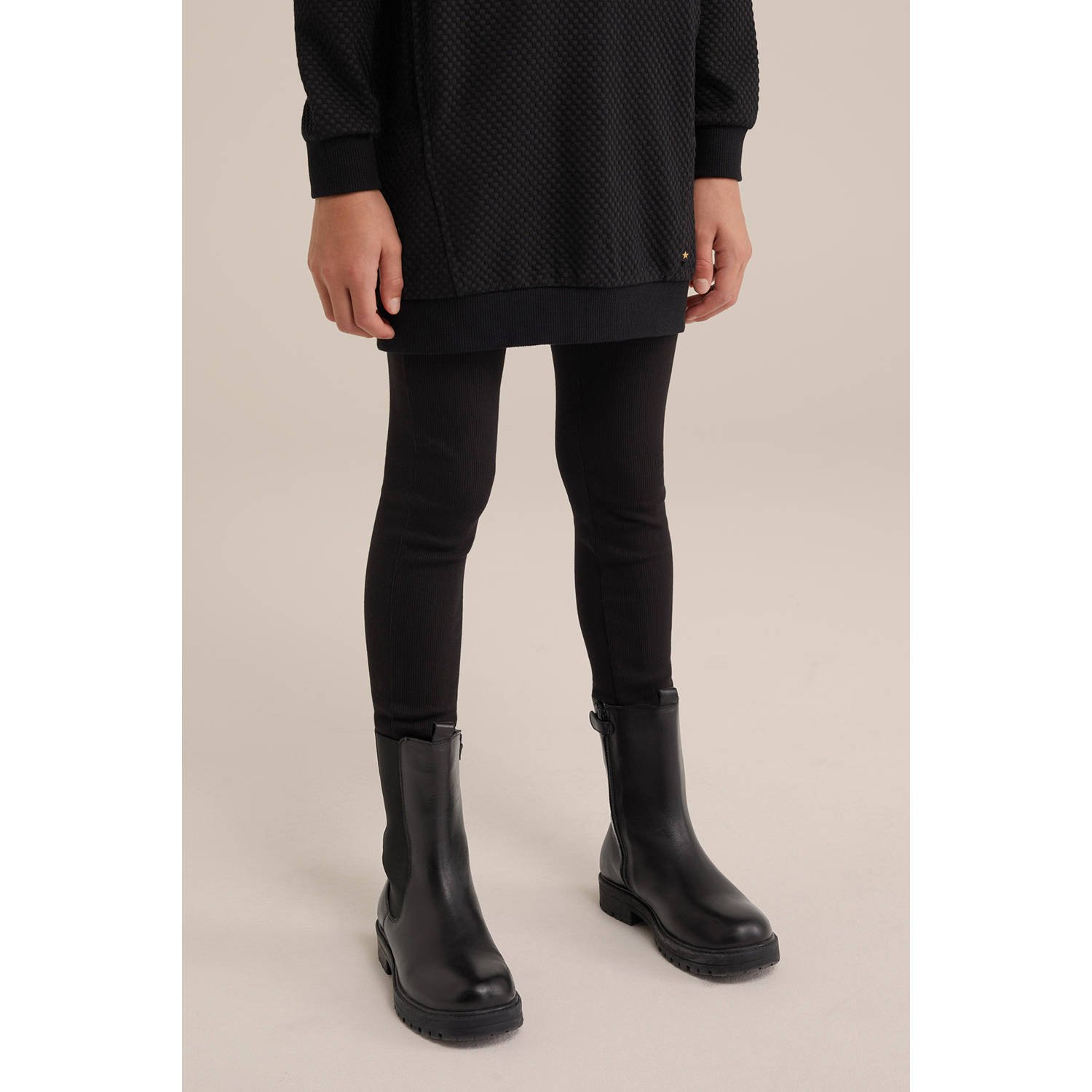 WE Fashion slim legging zwart