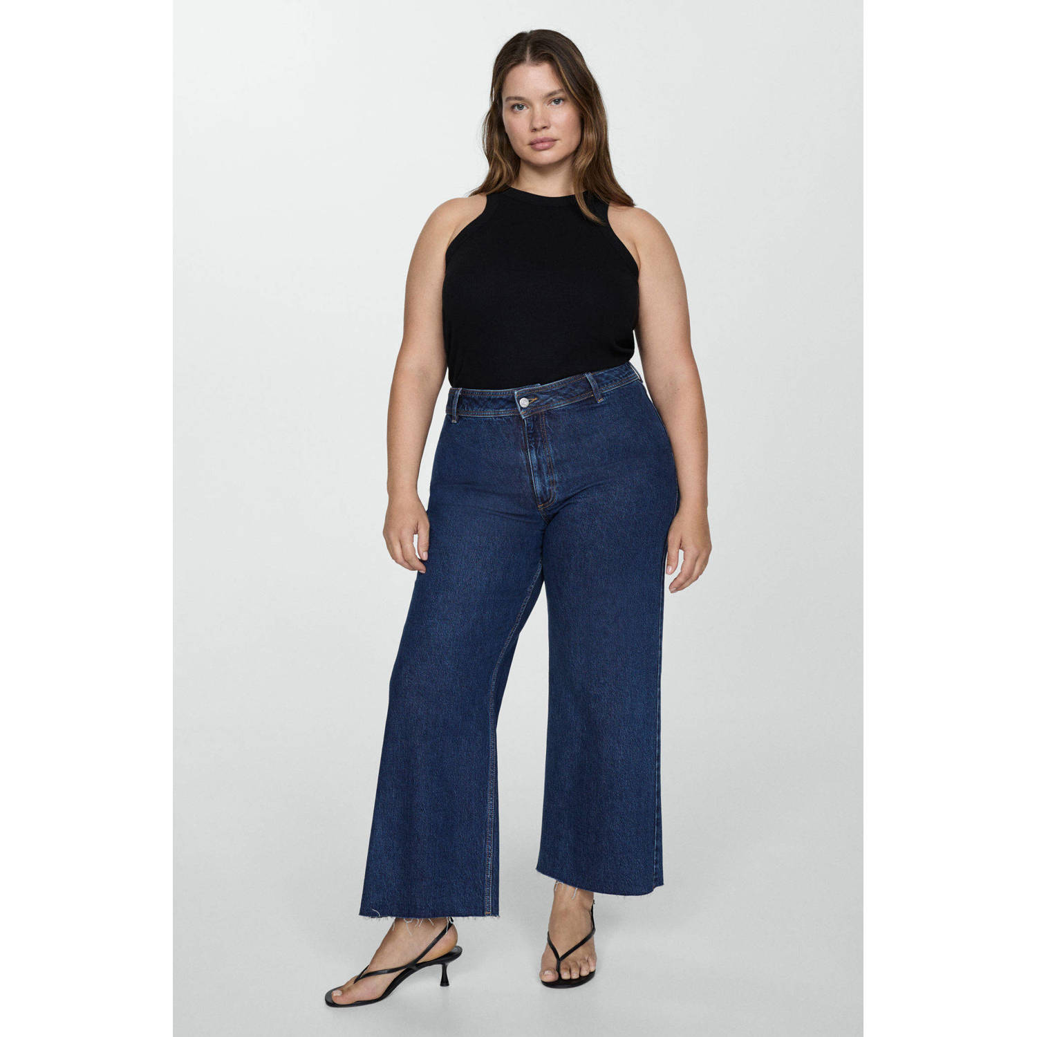 Mango regular jeans dark blue denim