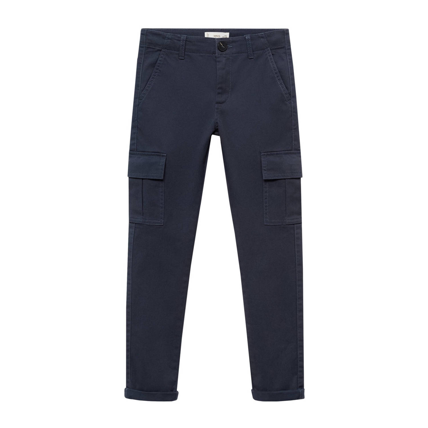 Mango Kids cargobroek donkerblauw