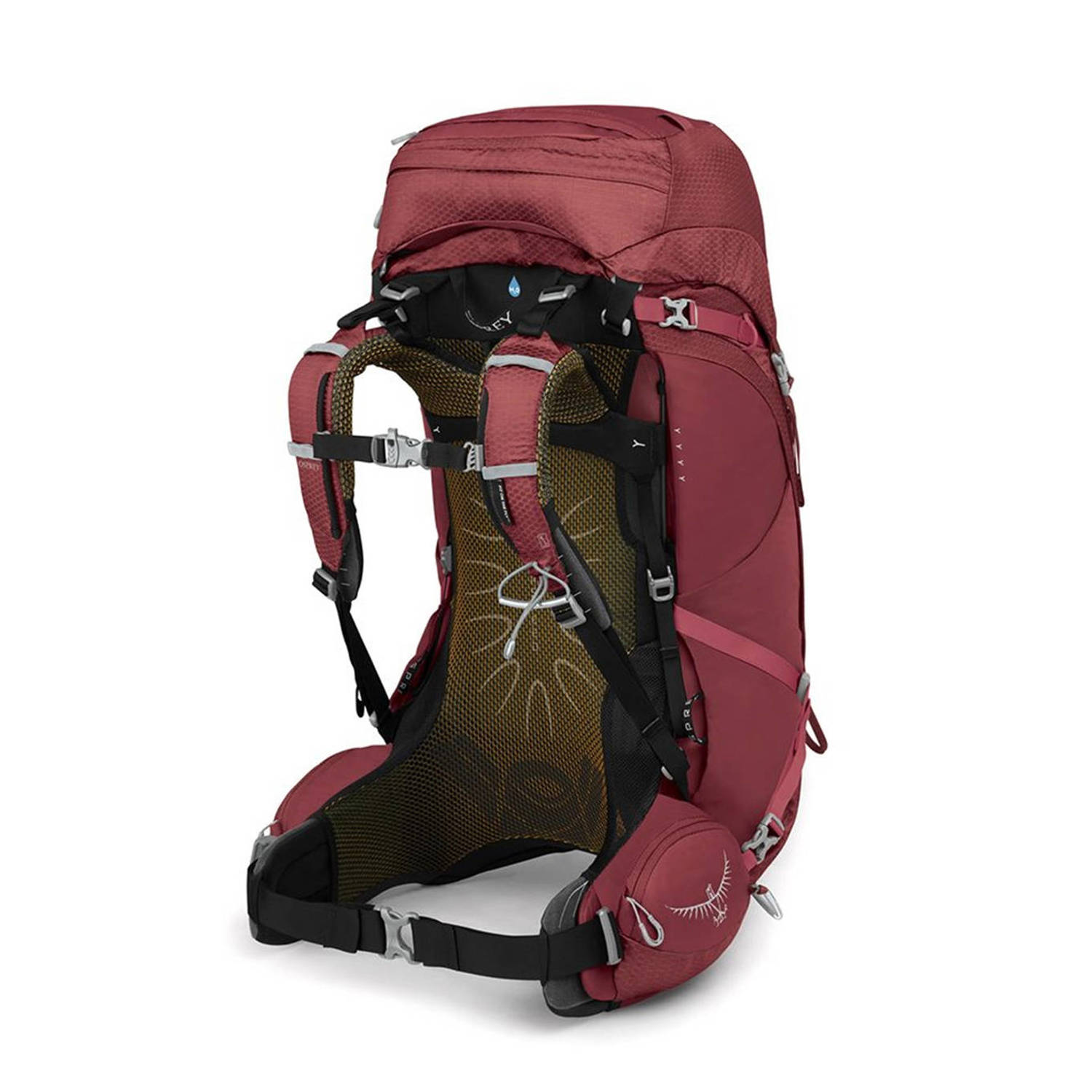 Osprey backpack Aura AG 50L WXS S rood