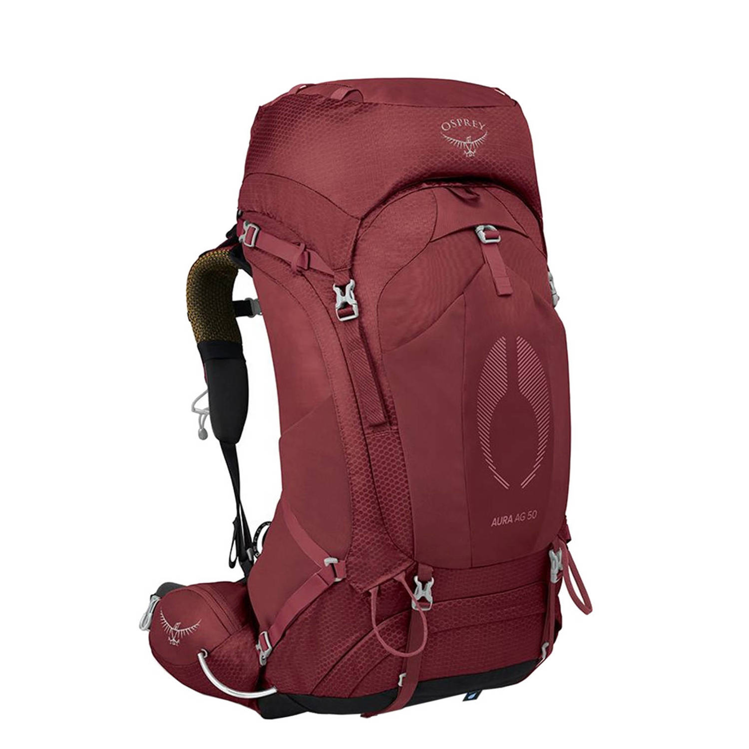 Osprey backpack Aura AG 50L WXS S rood