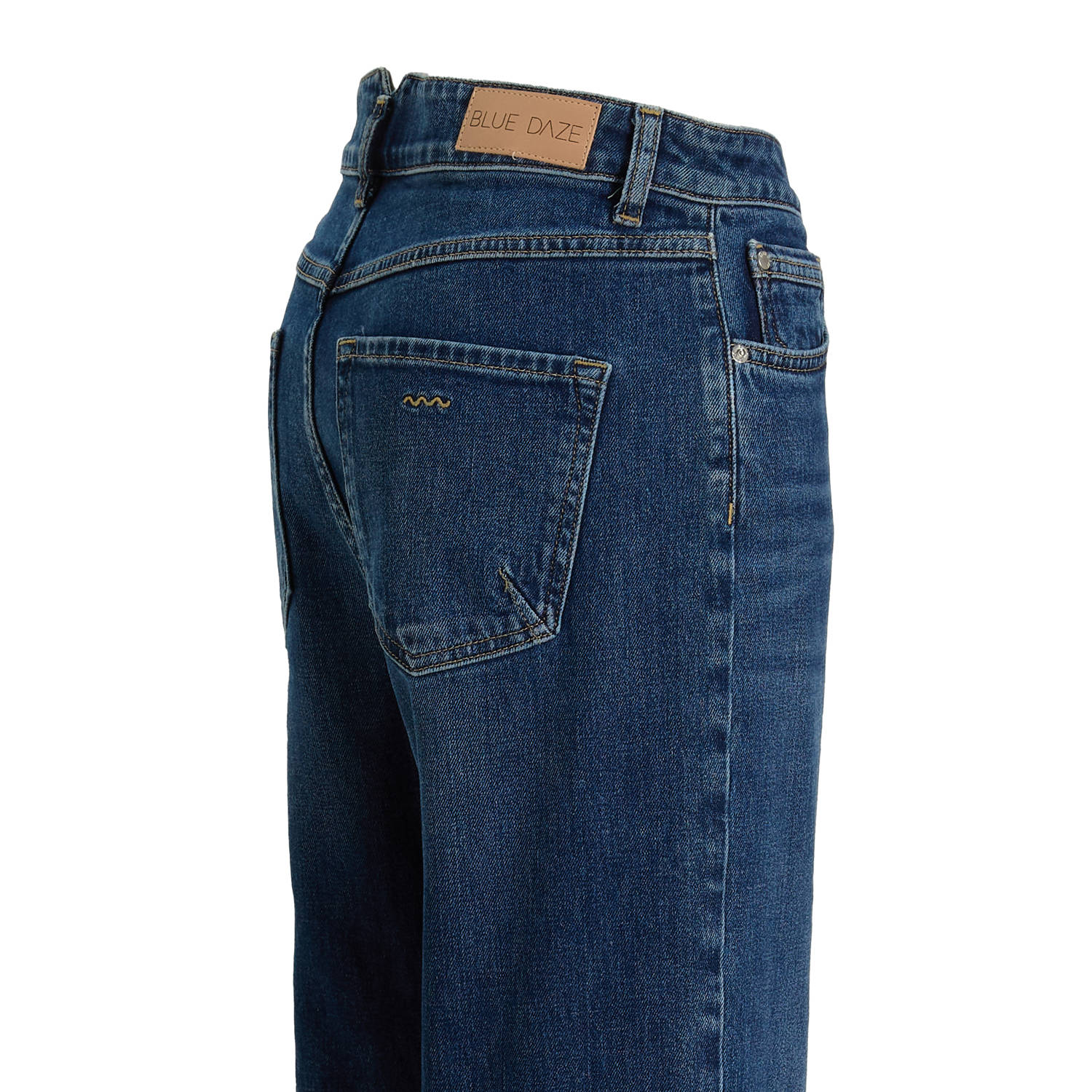 Summum wide leg jeans medium blue denim