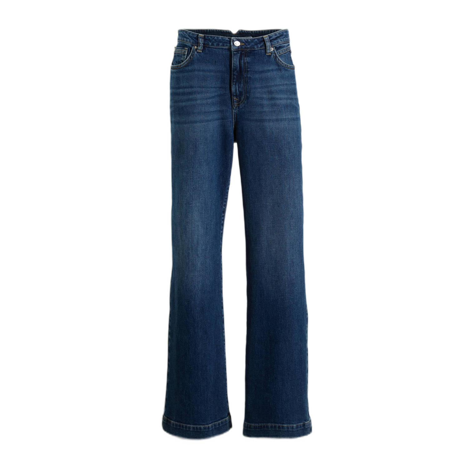 Summum wide leg jeans medium blue denim