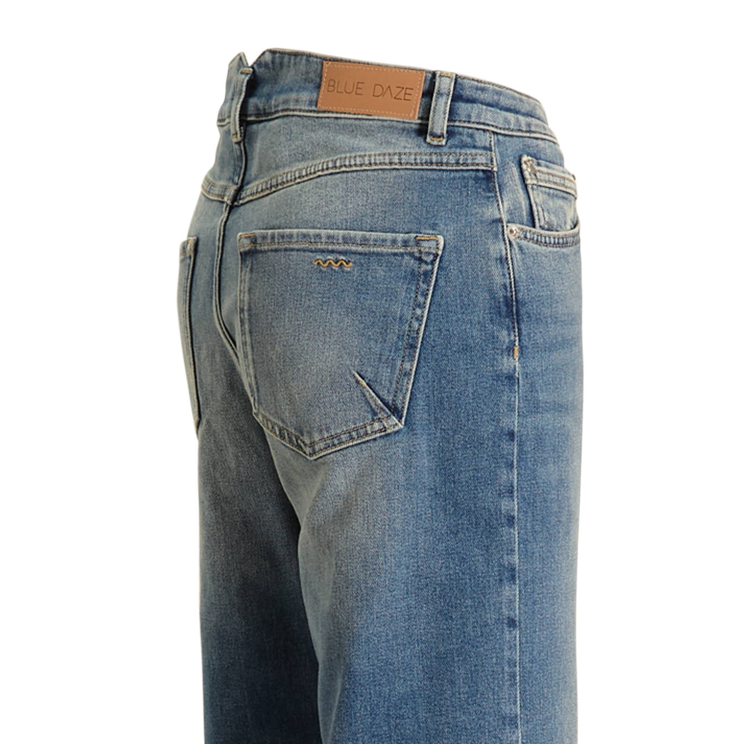 Summum wide leg jeans light blue denim