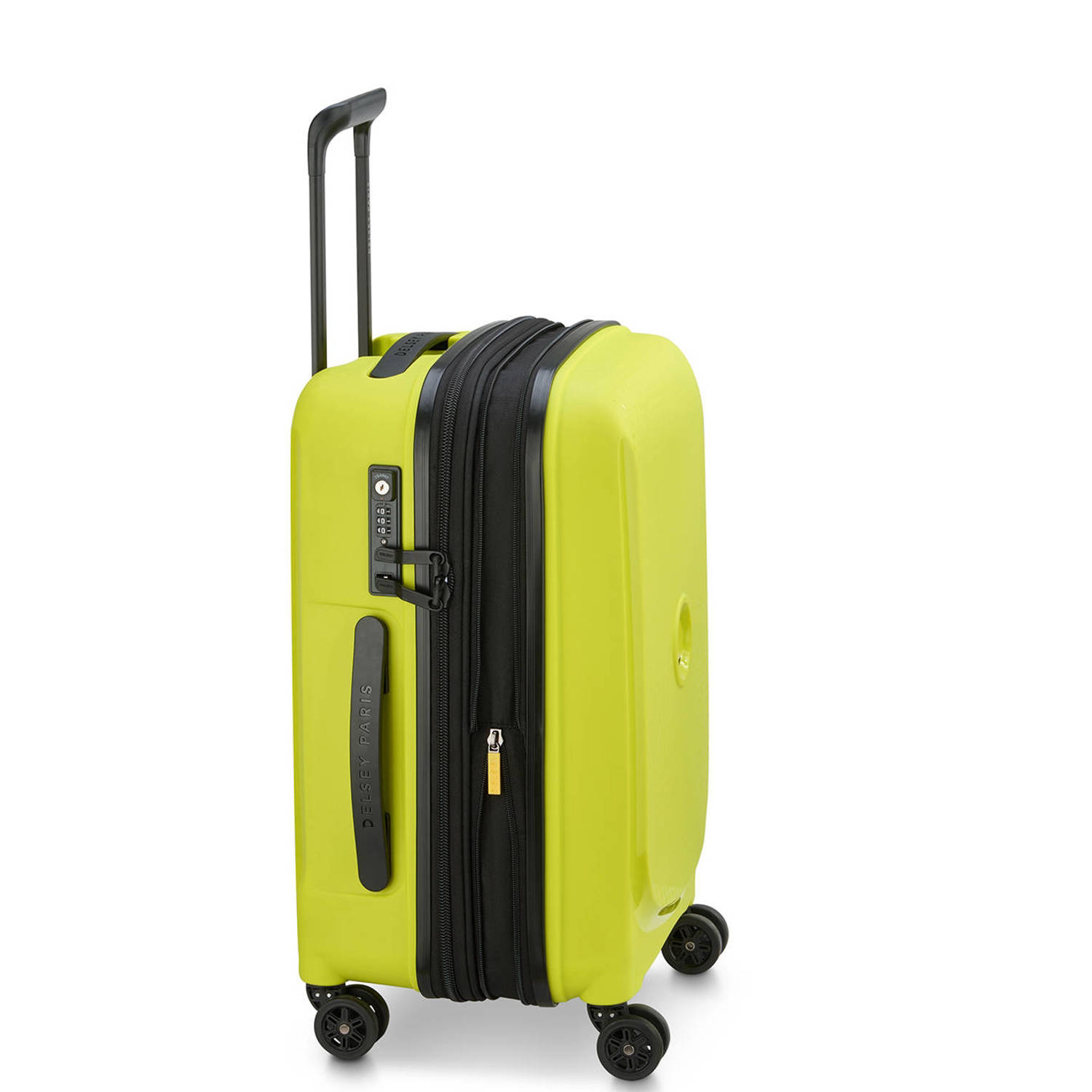 Delsey trolley Belmont Plus MR 55 cm. Expandable limegroen