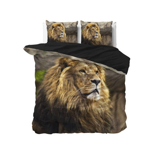 Sleeptime katoenen dekbedovertrek lits-jumeaux (240x220 cm) - Beige