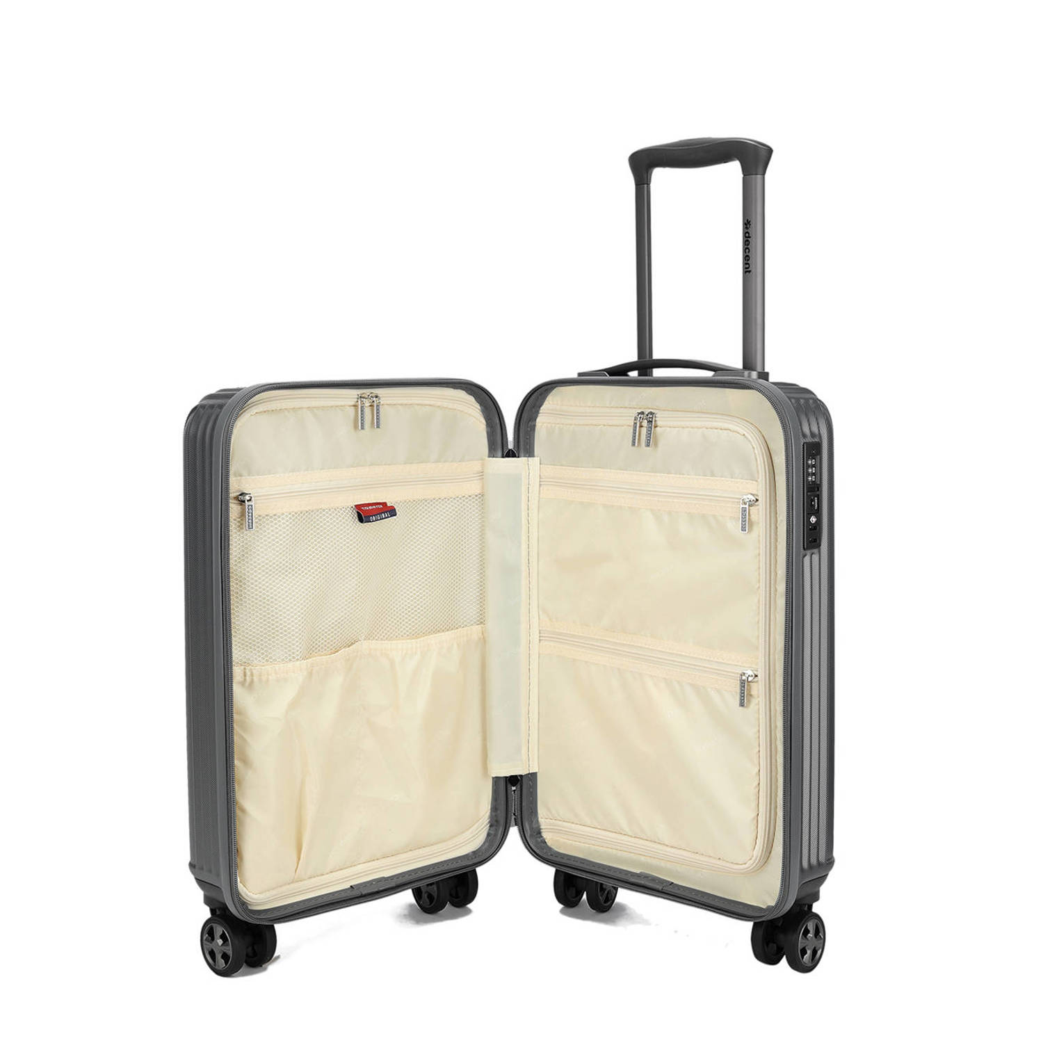 Decent trolley Tourister 55 cm. grijs