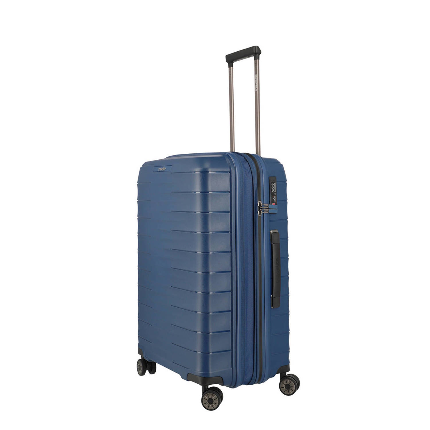 Travelite trolley Mooby 66 cm. donkerblauw