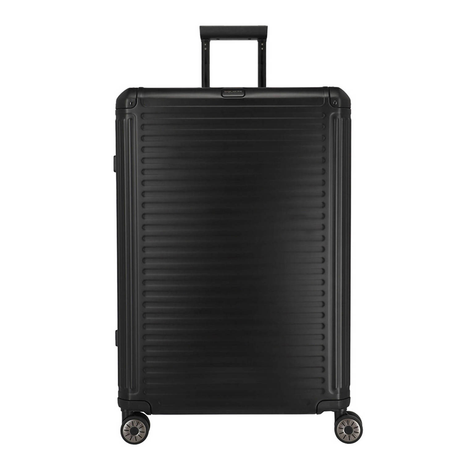 Travelite trolley Next 2.0 Aluminium 77 cm. zwart