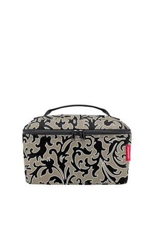 toilettas Travelling Beautycase zwart/goudkleurig