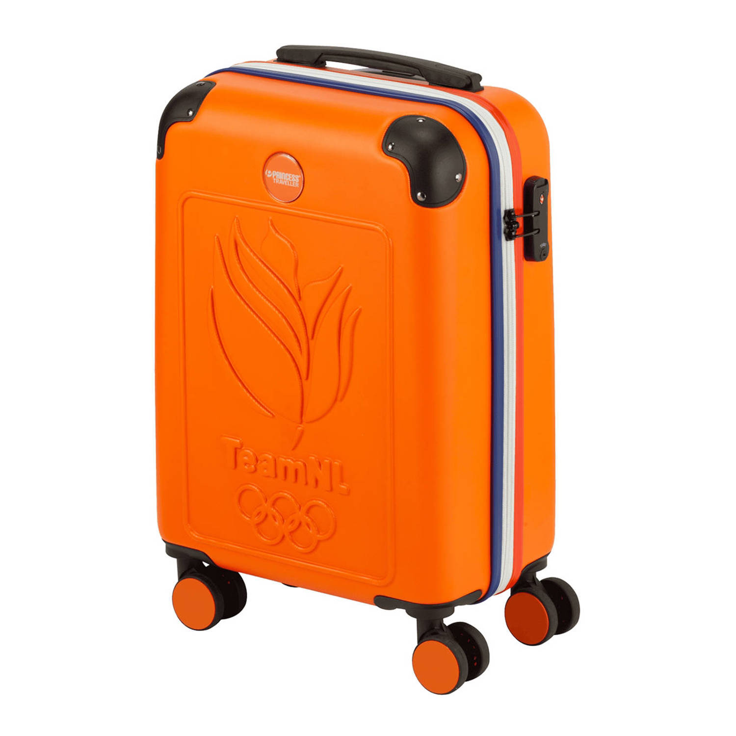 Princess Traveller trolley TeamNL 55 cm. oranje