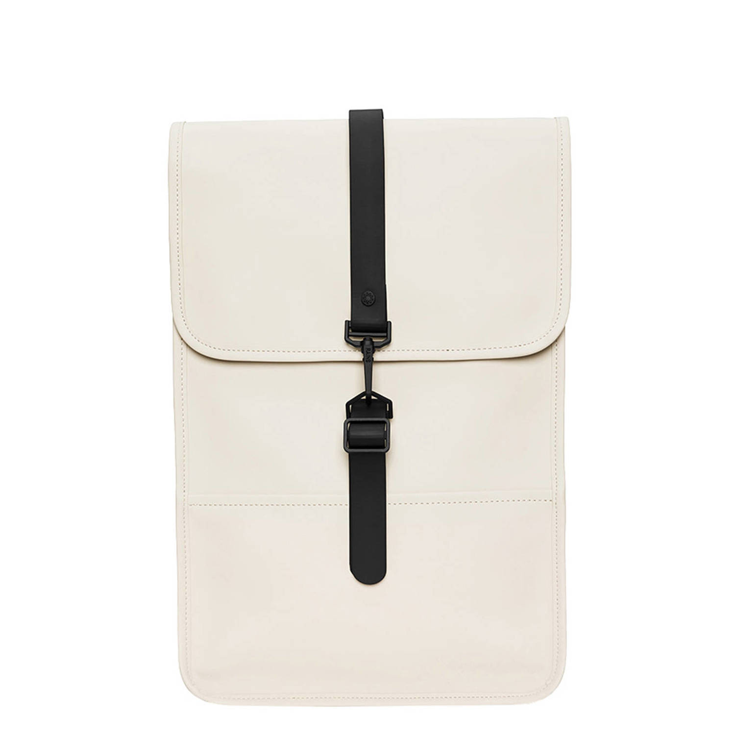 Rains Beige Waterdichte Rugzak met Drukknopen Beige Dames