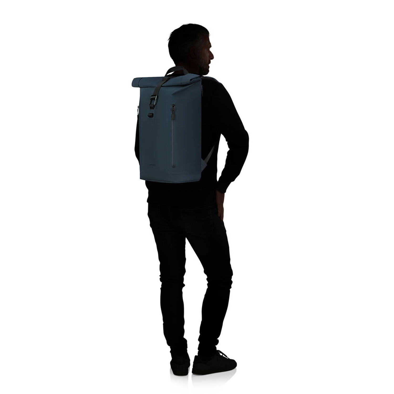 Samsonite rugzak Coatify Biz Rolltop 15.6' blue