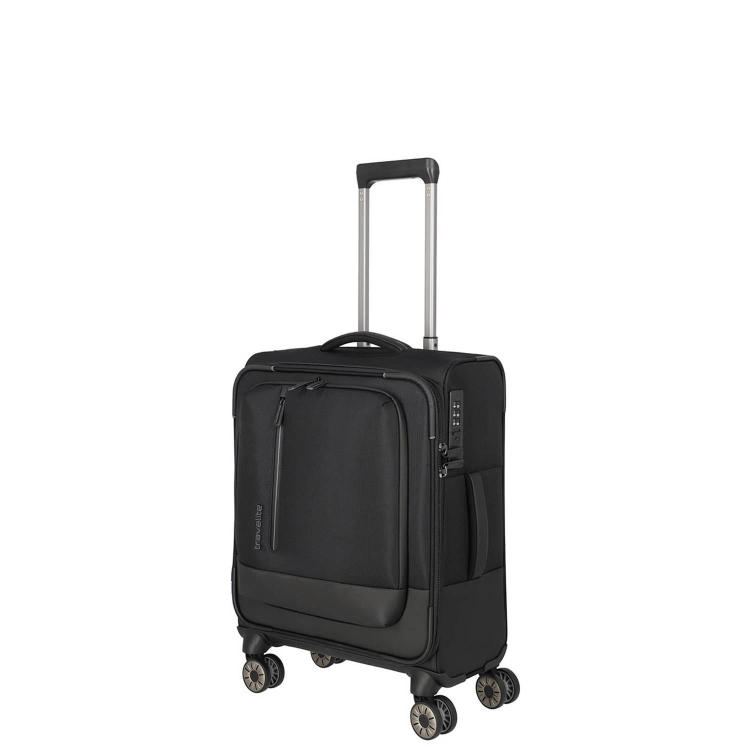 Travelite trolley Crosslite 5.0 55 cm. zwart