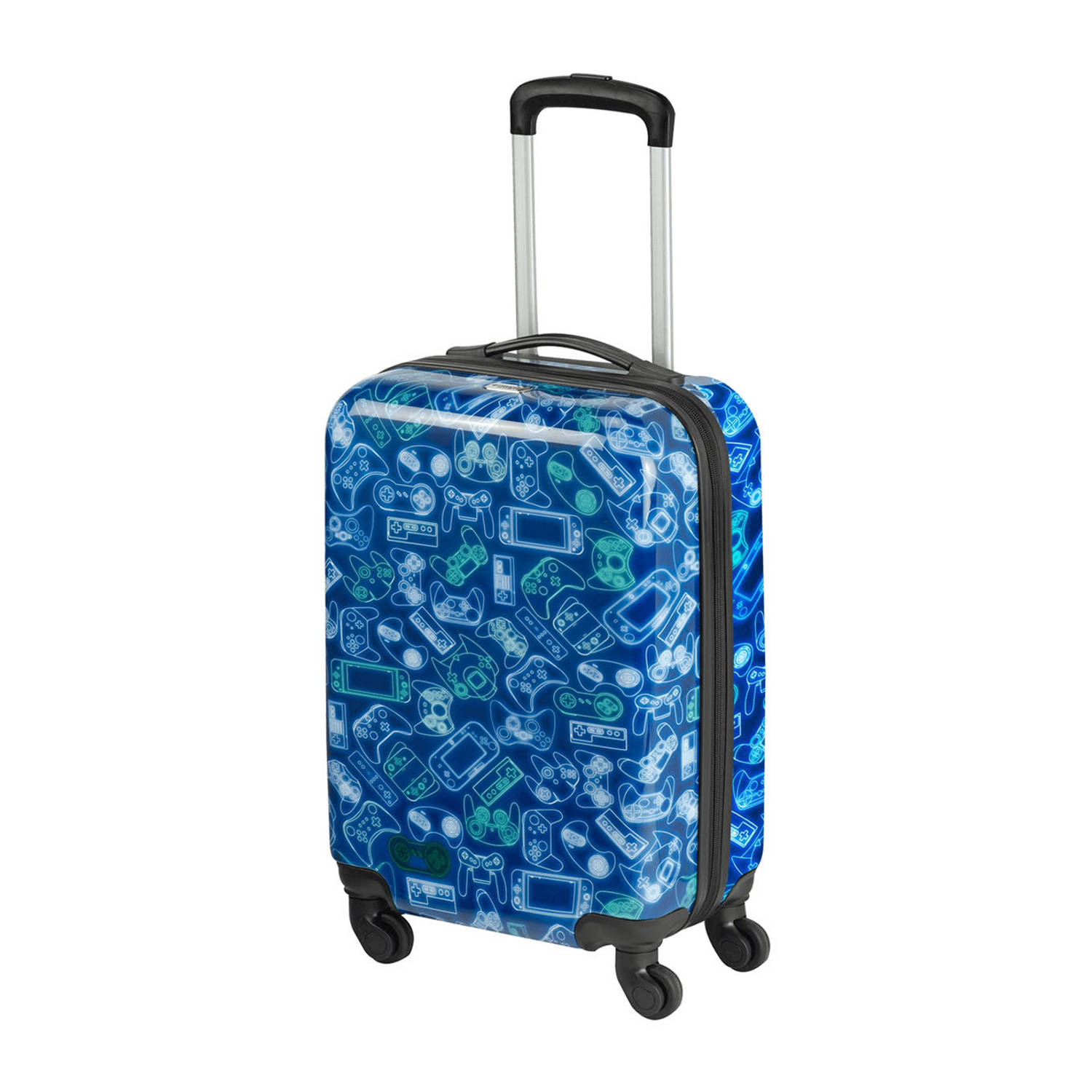 Princess Traveller trolley Kids 55 cm. blauw