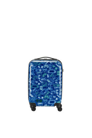 trolley Kids 55 cm. blauw