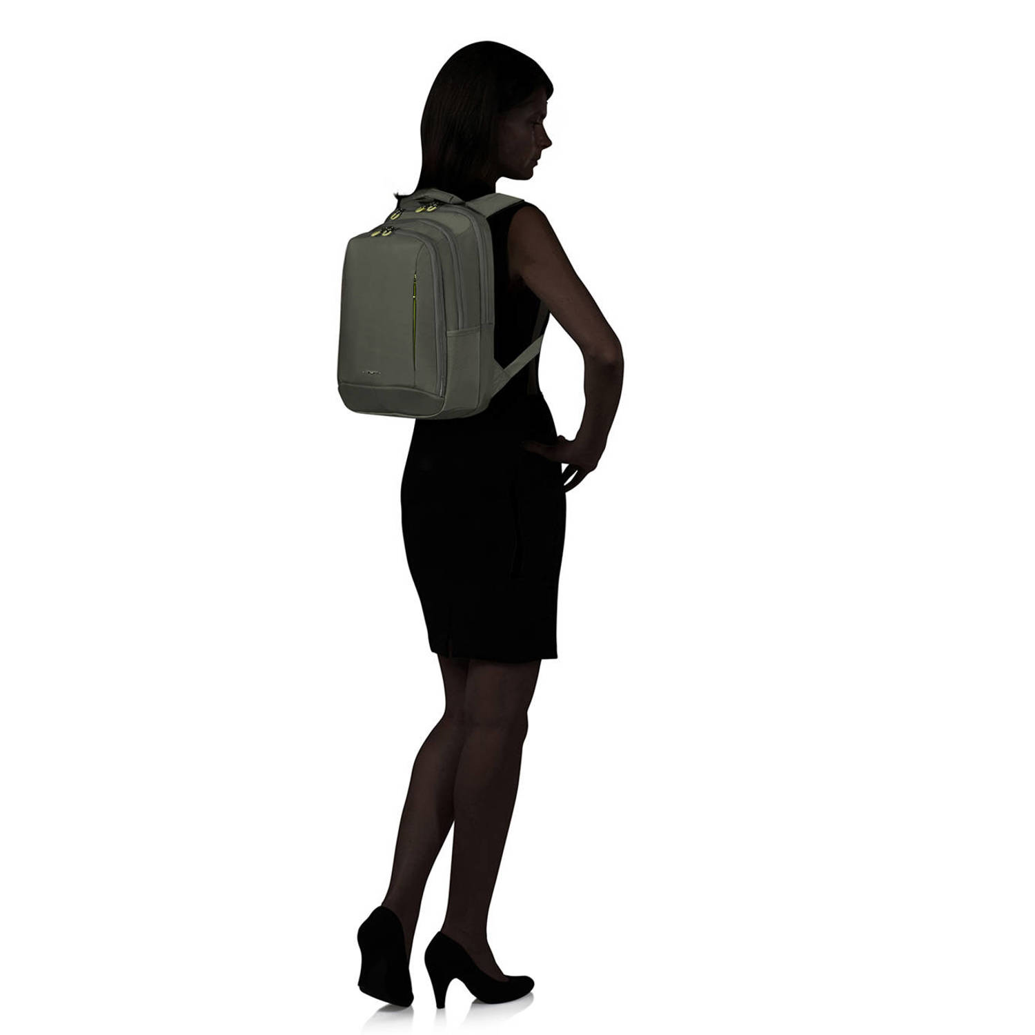 Samsonite 14.1 inch laptop rugzak Guardit Classy grijs