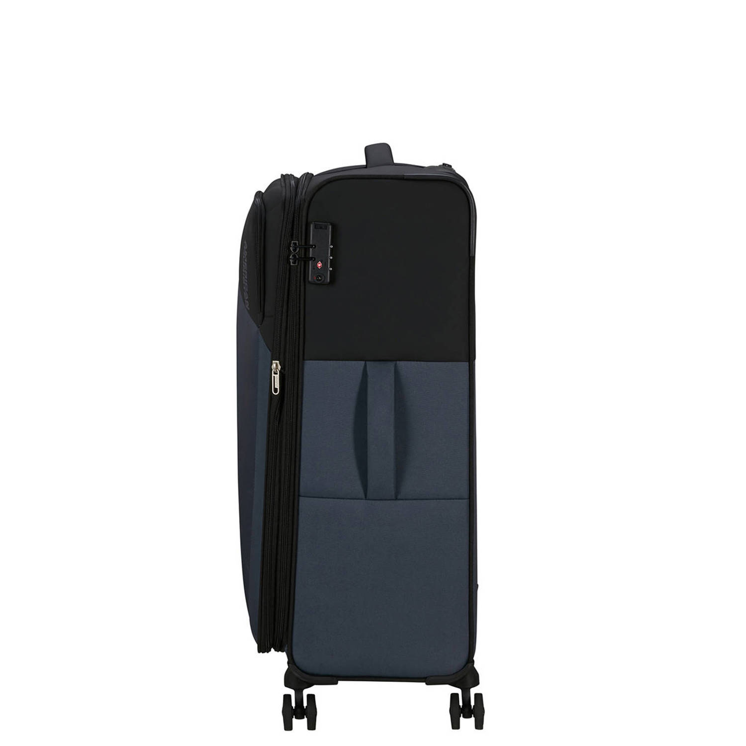 American Tourister trolley Daring Dash 77 cm. Expandable zwart grijs