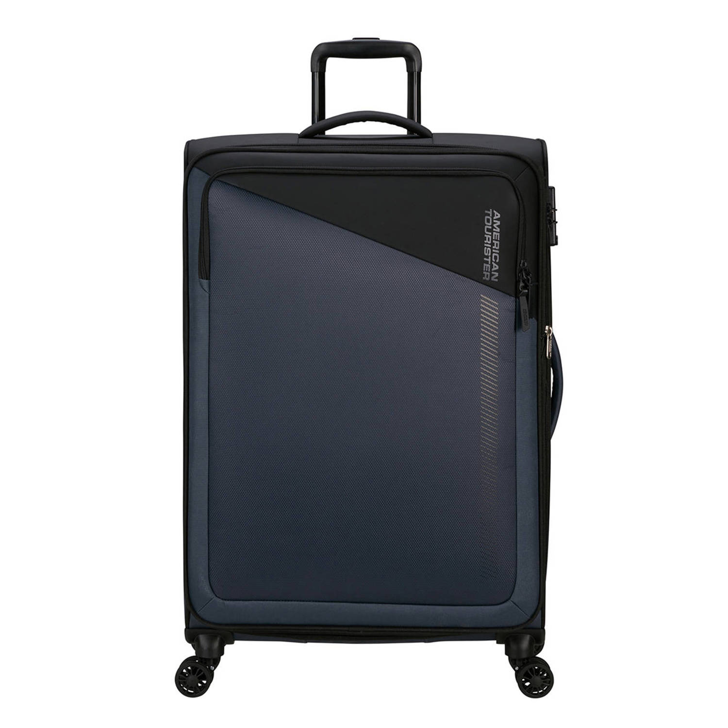 American Tourister trolley Daring Dash 77 cm. Expandable zwart grijs