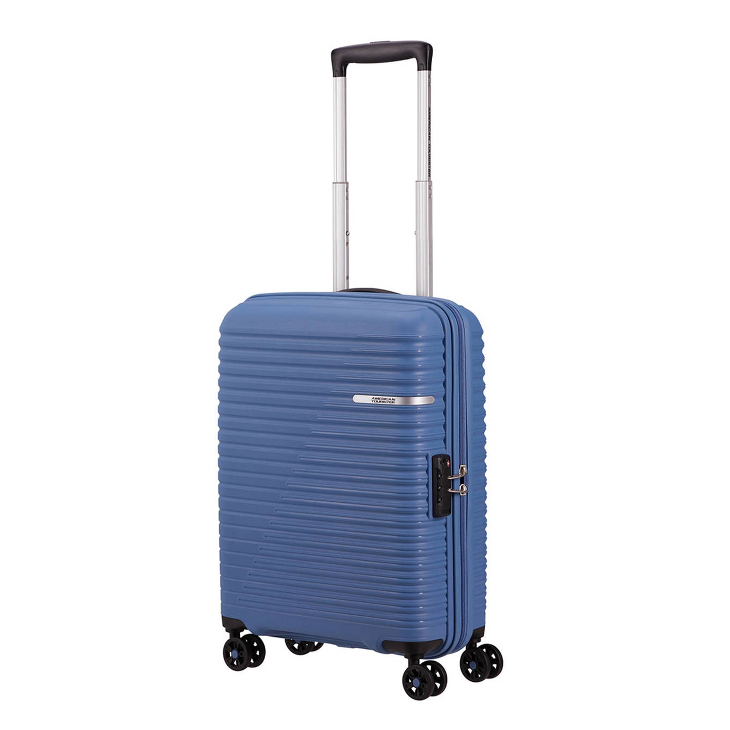 American Tourister trolley Liftoff 55 cm. blauw