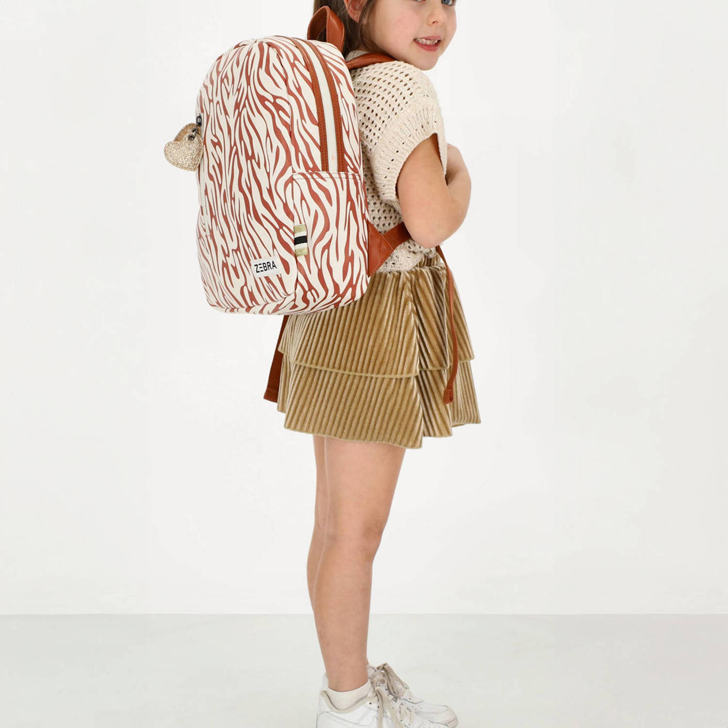 Zebra Trends rugzak Saar bruin