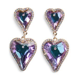 oorbellen met hartjes PCRILLO goudkleurig