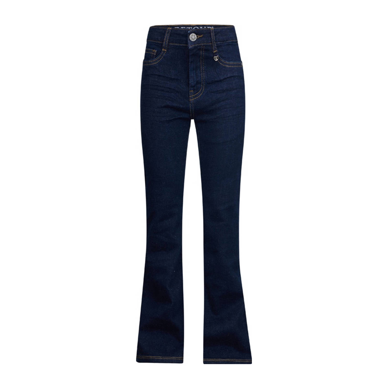 Retour Jeans high waist flared jeans Sidi rinsed blue