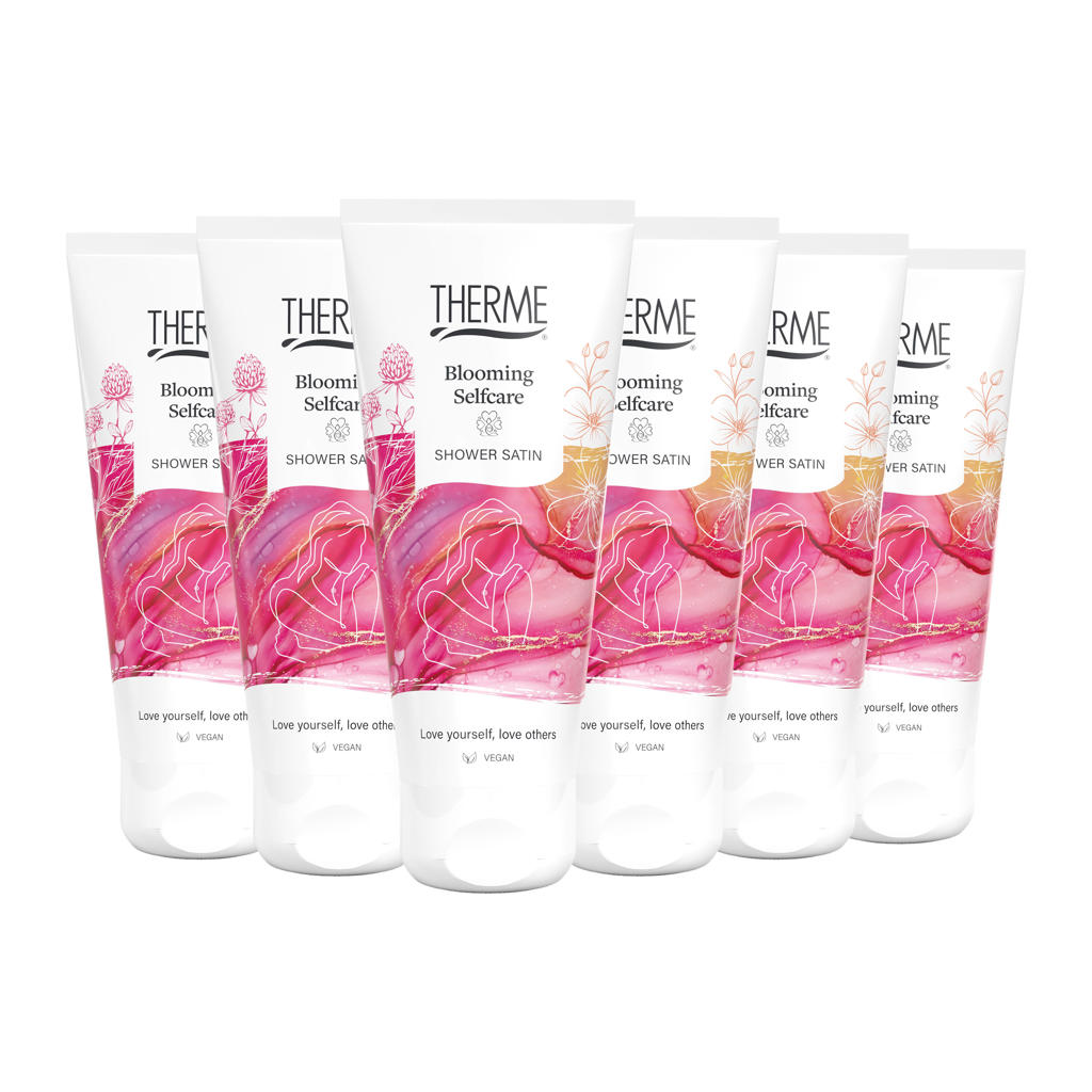 Therme blooming selfcare shower satin douchegel voordeelverpakking
