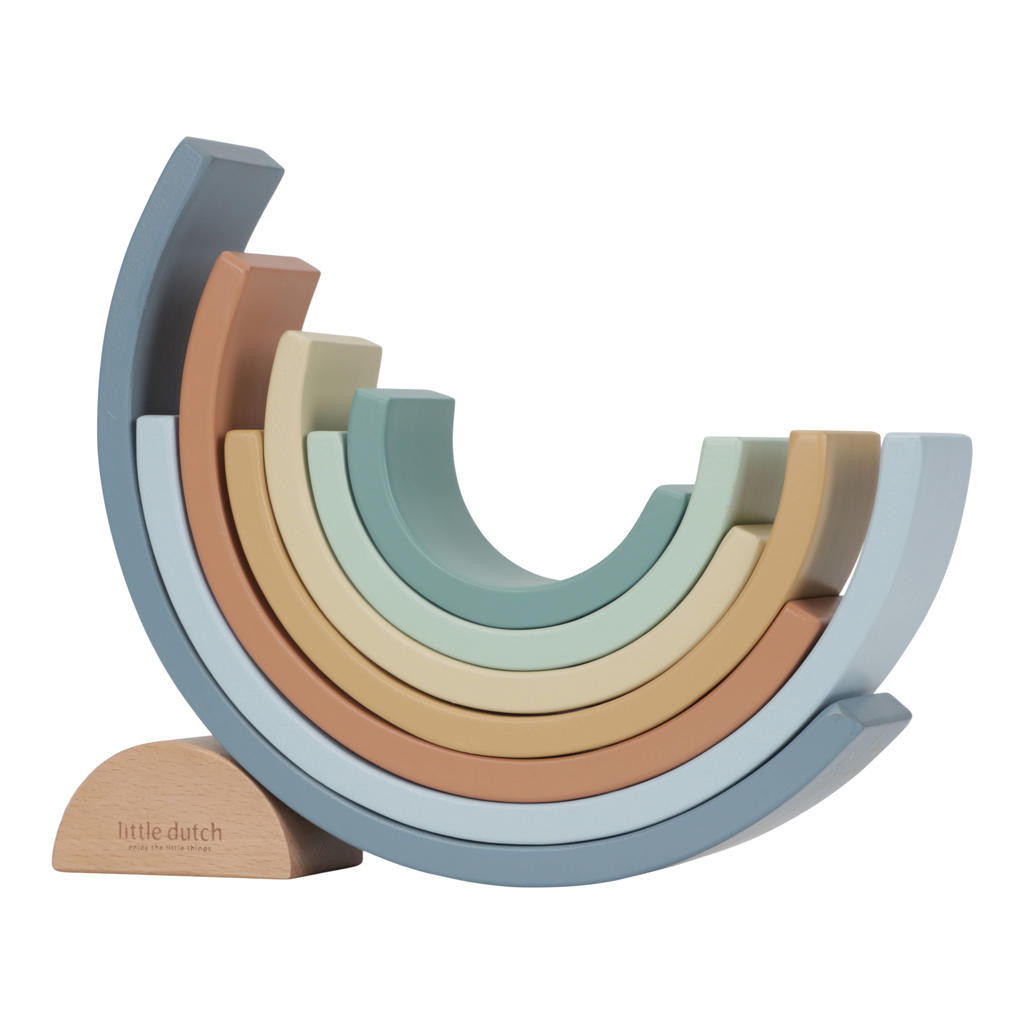 Little Dutch Forest Friends Regenboogstapelaar wehkamp