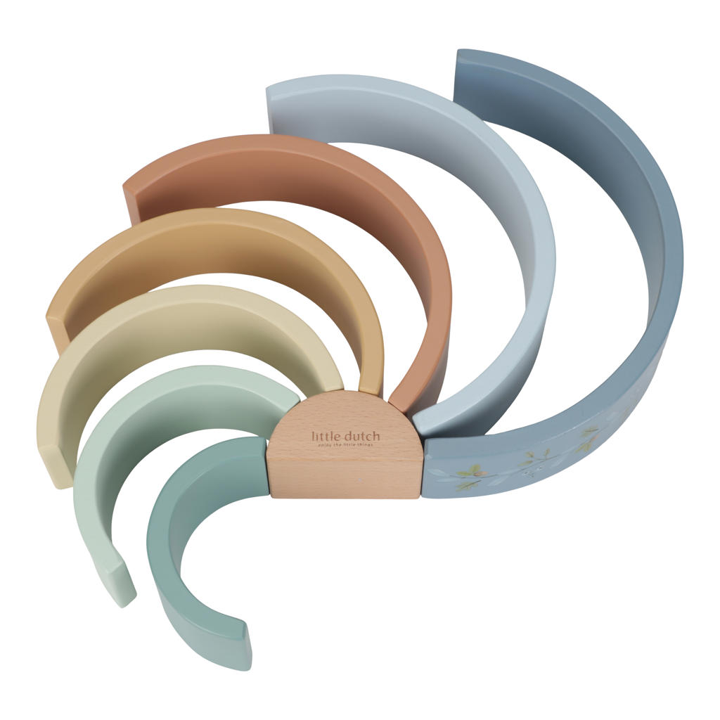 Little Dutch Forest Friends Regenboogstapelaar wehkamp