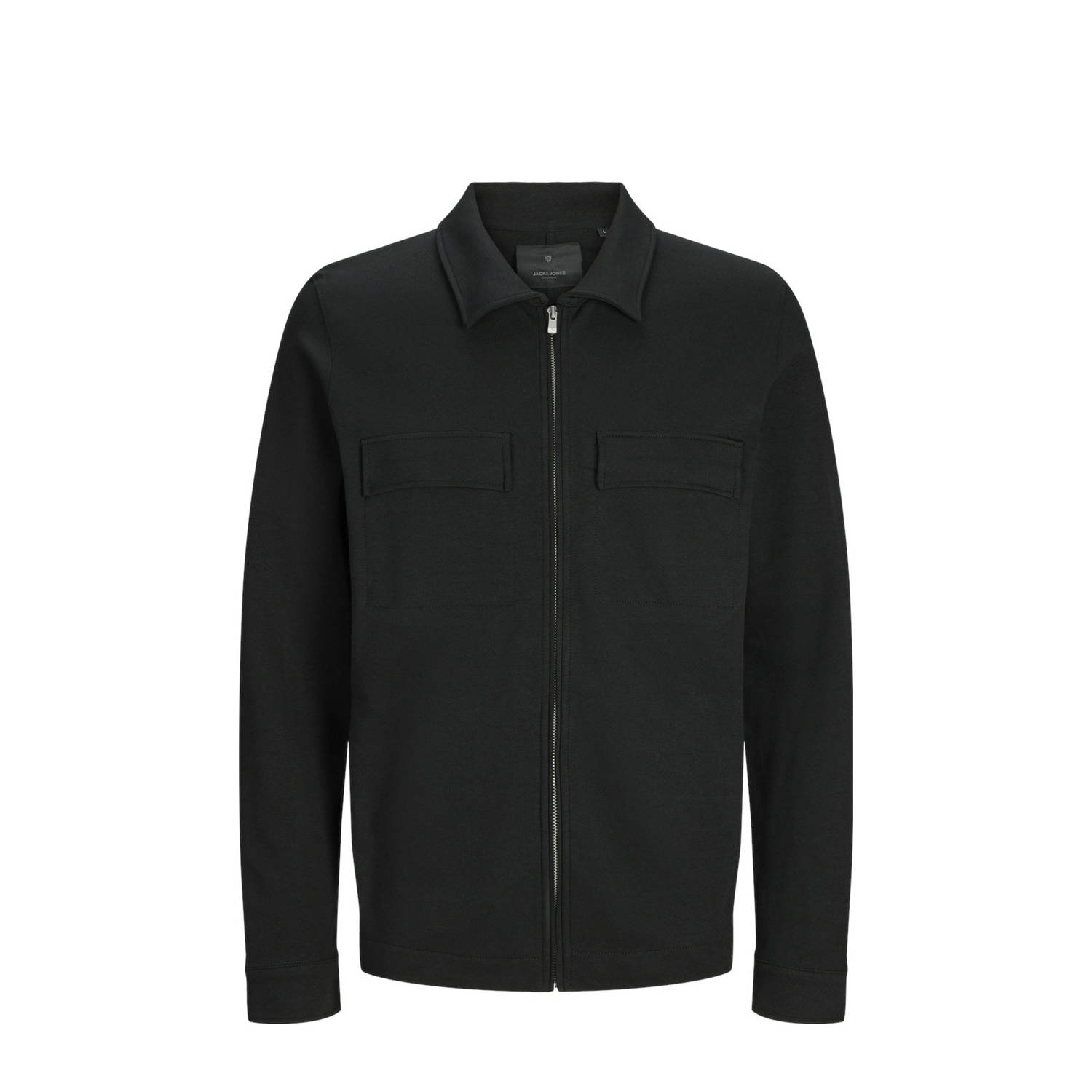 JACK & JONES PREMIUM regular fit overshirt JPRBLAELON zwart