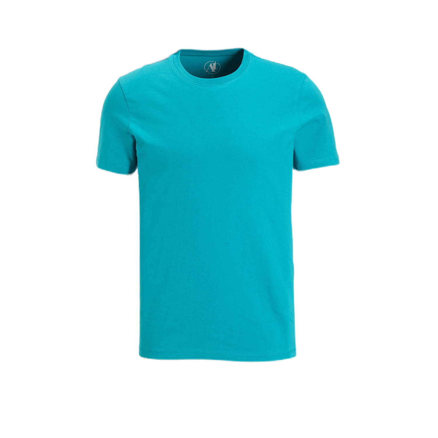 Anytime T-shirt cyaan