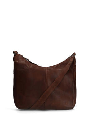 leren crossbody tas bruin