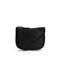 Manfield leren crossbody tas zwart